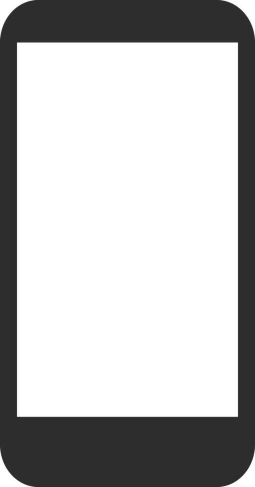Flat illustration of a smartphone. vector