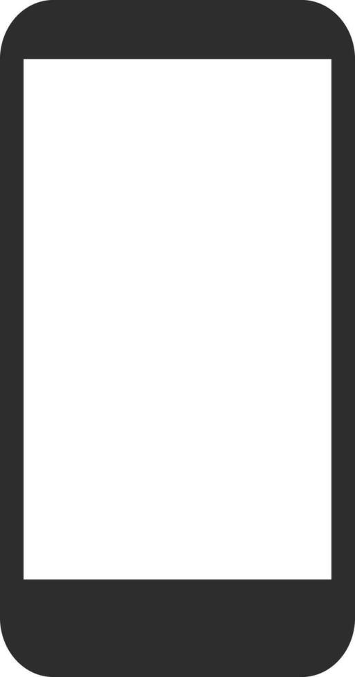 plano ilustración de un teléfono inteligente vector