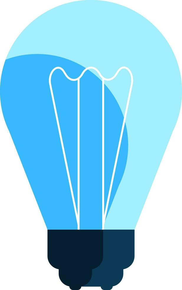 Electric bulb or idea concept icon. vector