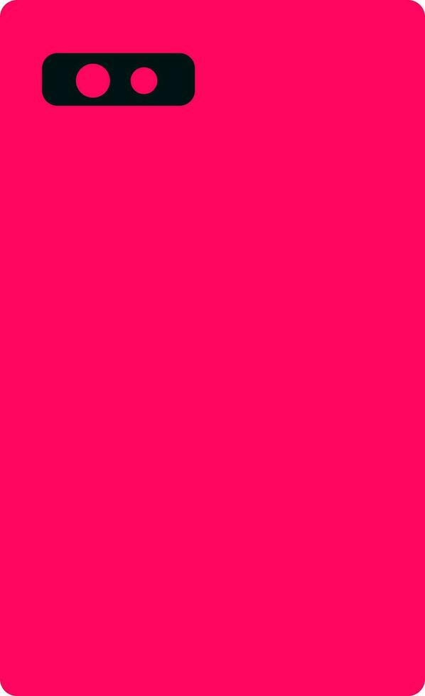 Back side of a mobilephone camera. vector