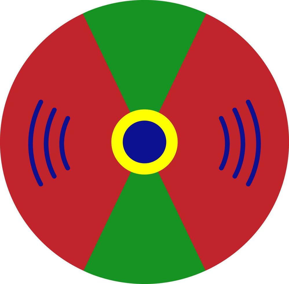 Illustration of a cd icon. vector