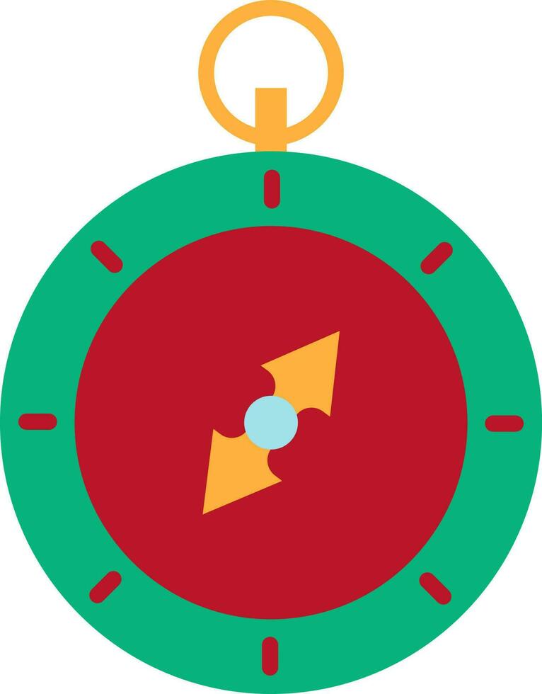 Isolated compass icon. vector