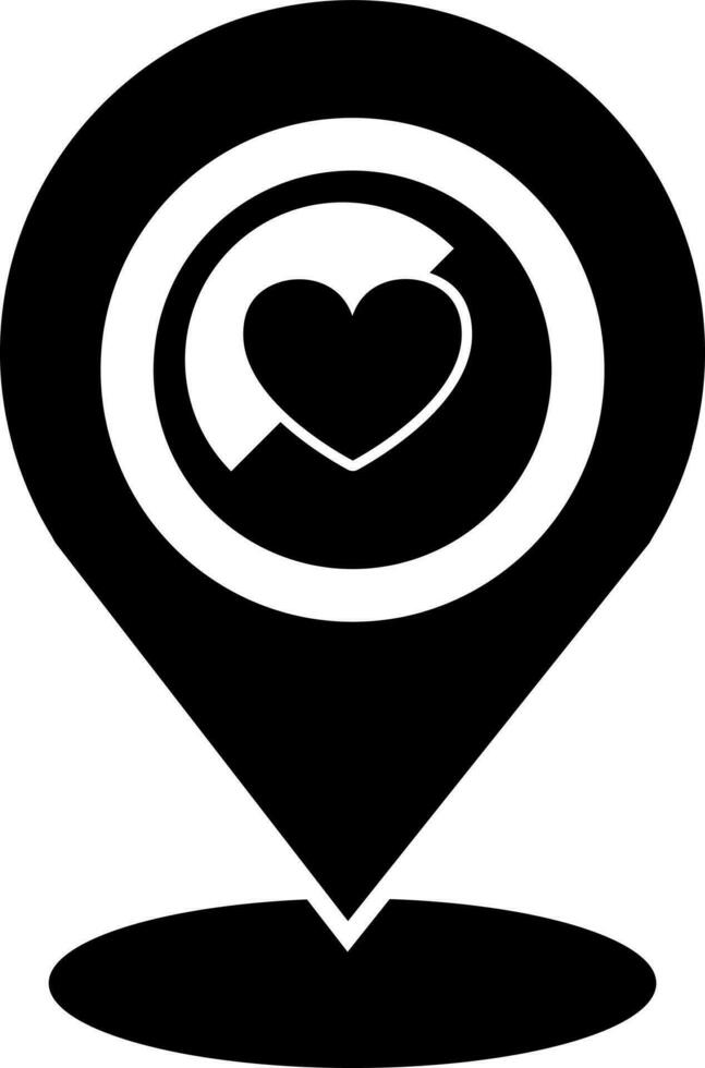 Casino sign on placeholder pin icon or symbol. vector