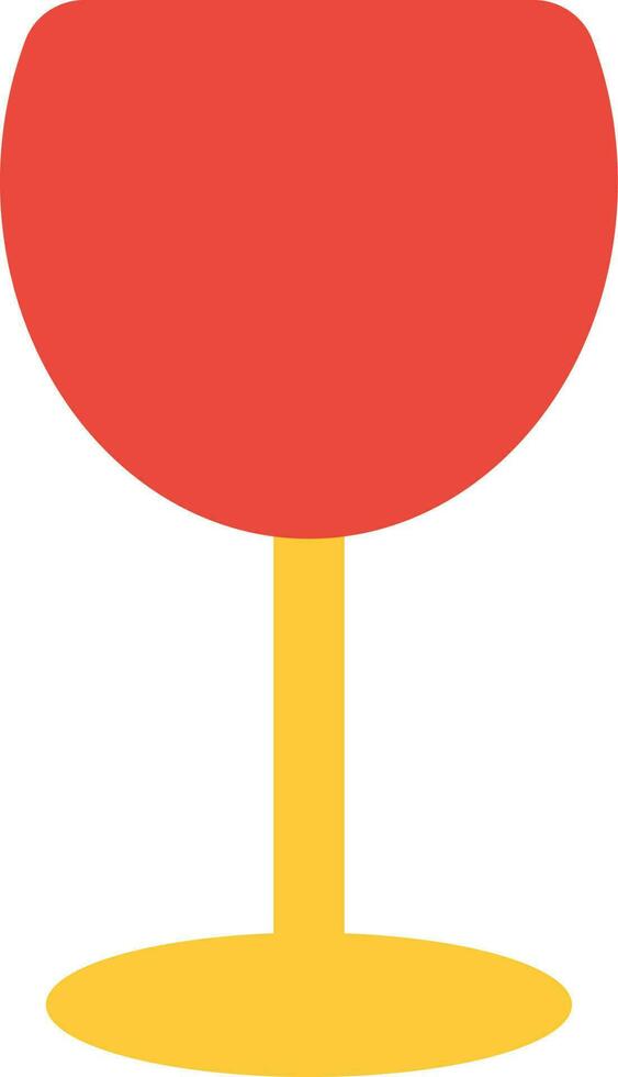 Cocktail glass on background. vector