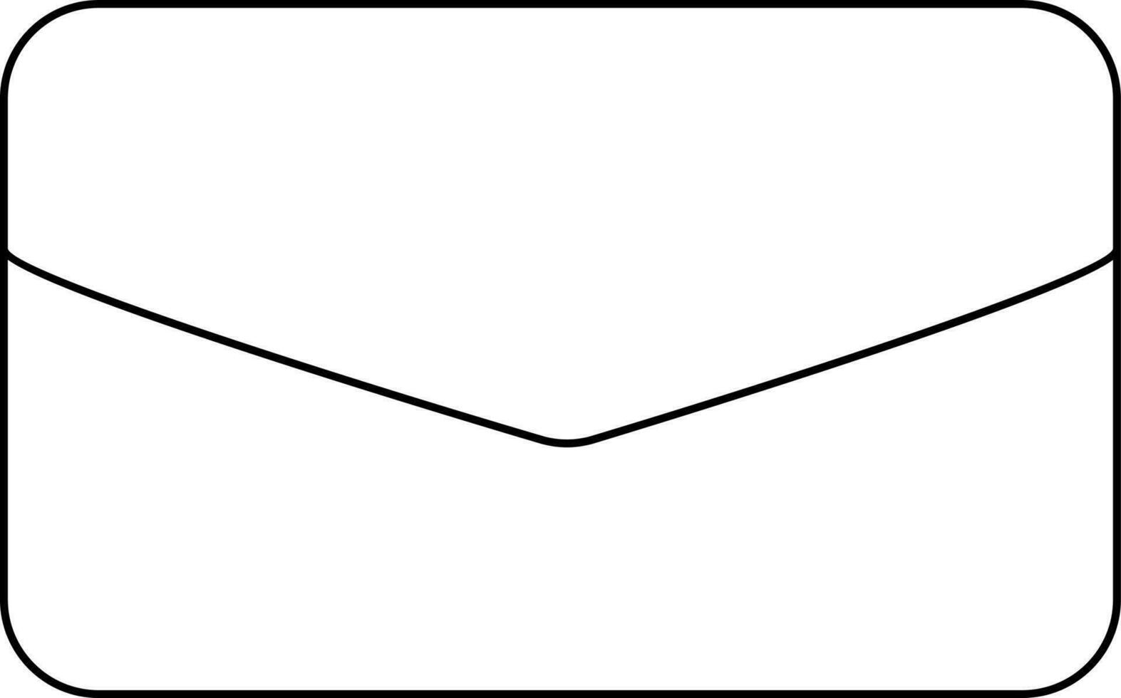 Document in envelope. vector