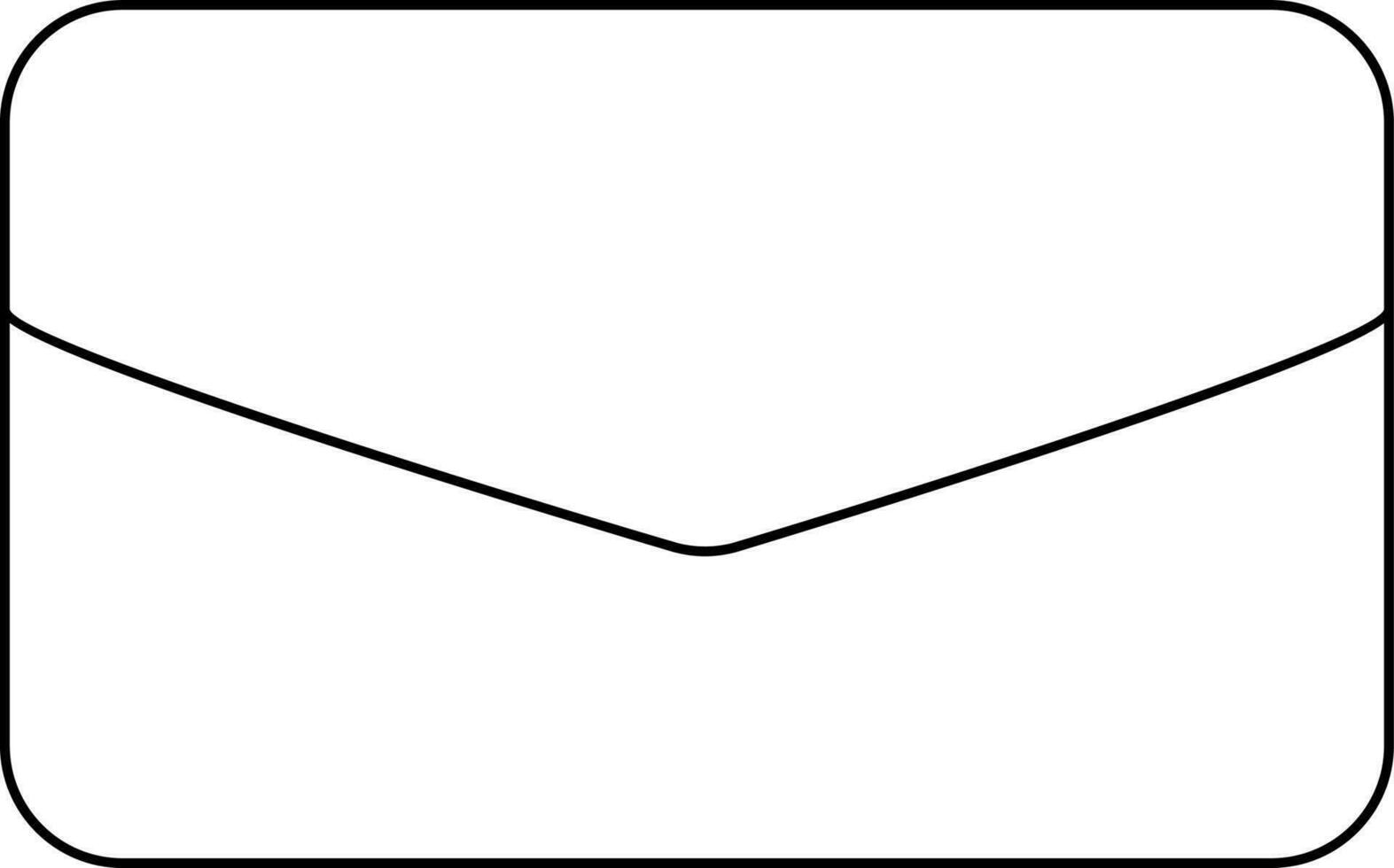 documento en sobre. vector