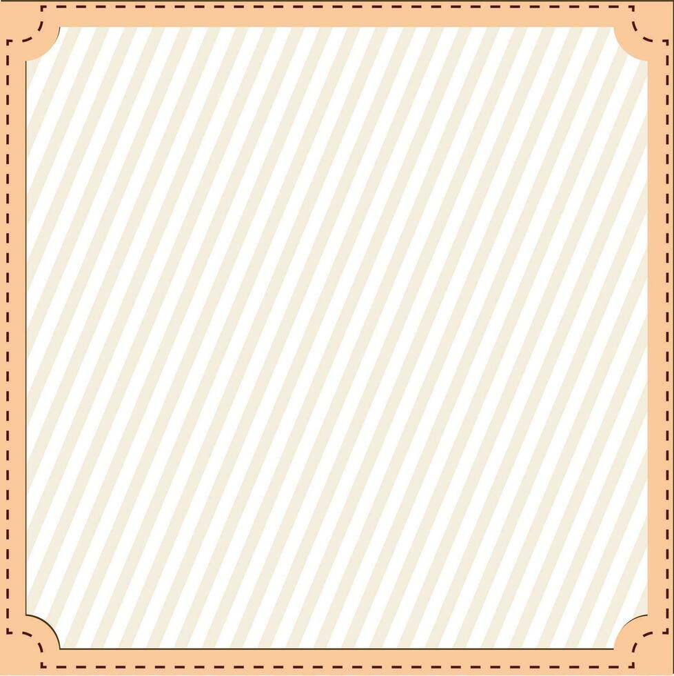 Square shape frame design with diagonal lines vector