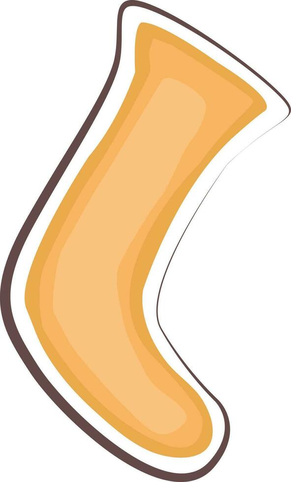 Socks icon in peach color. vector