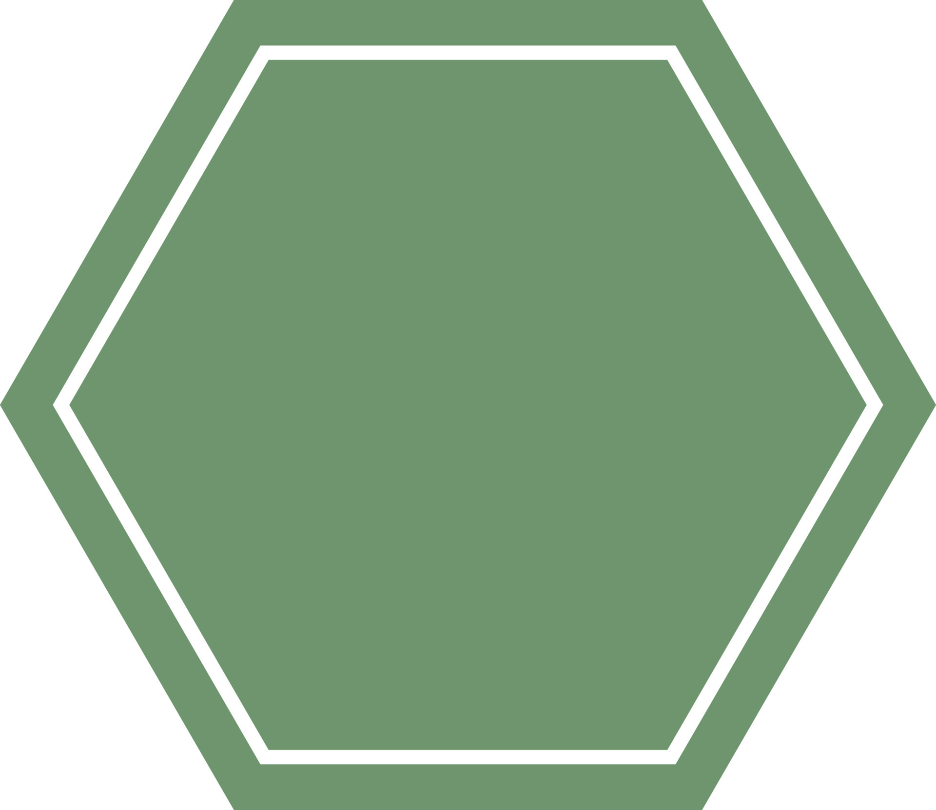 Flat green color badge or sticker in hexagon shape. 24288015 Vector Art ...
