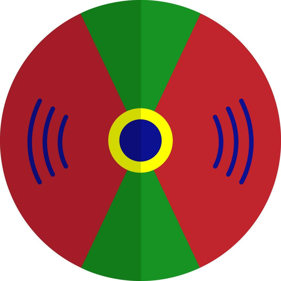 Illustration of a cd icon. vector