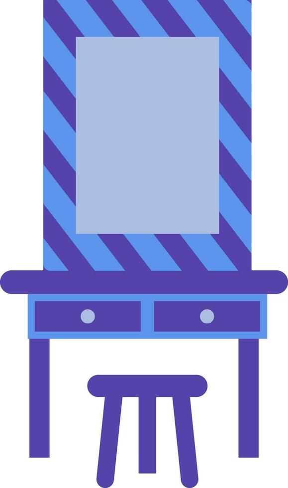 maquillaje espejo icono para cine concepto. vector