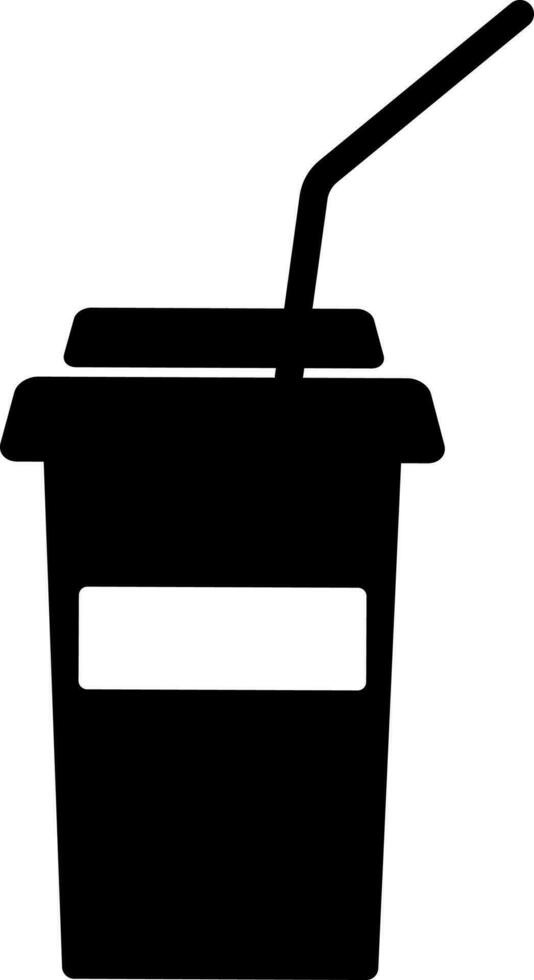 Illustration of cola icon for drink in cinema. vector