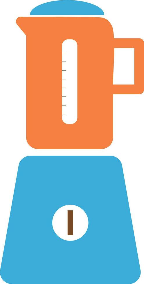 Blue and orange blender. vector
