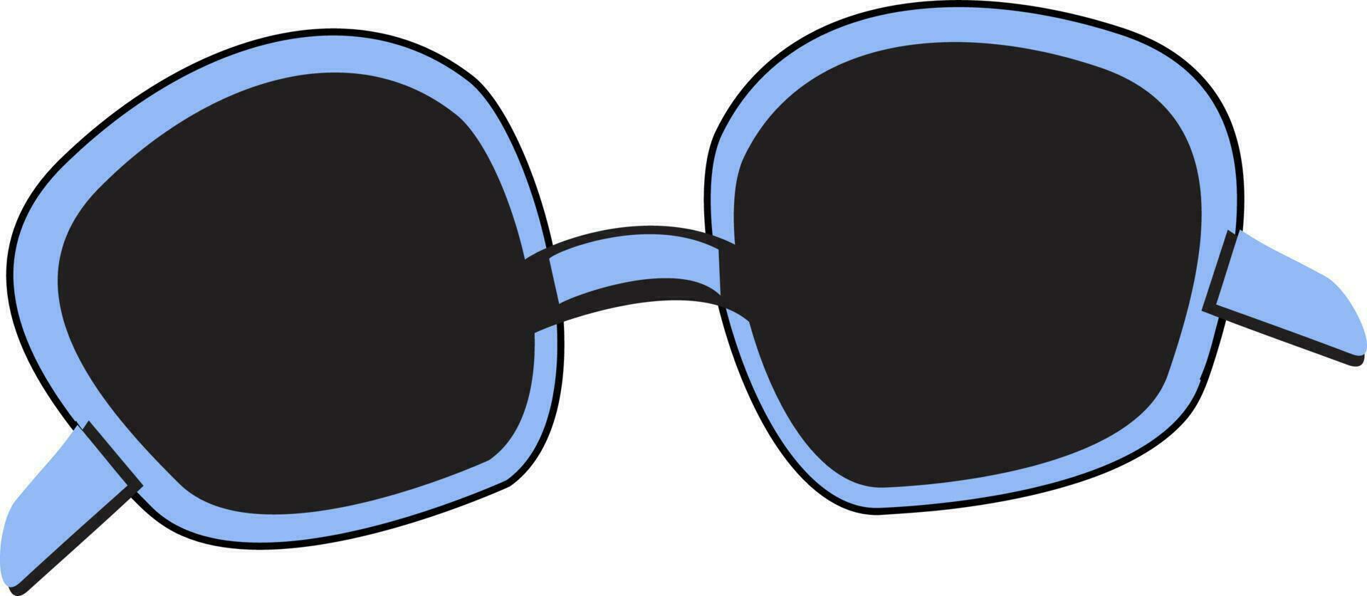 Isolated illustration of goggle. vector