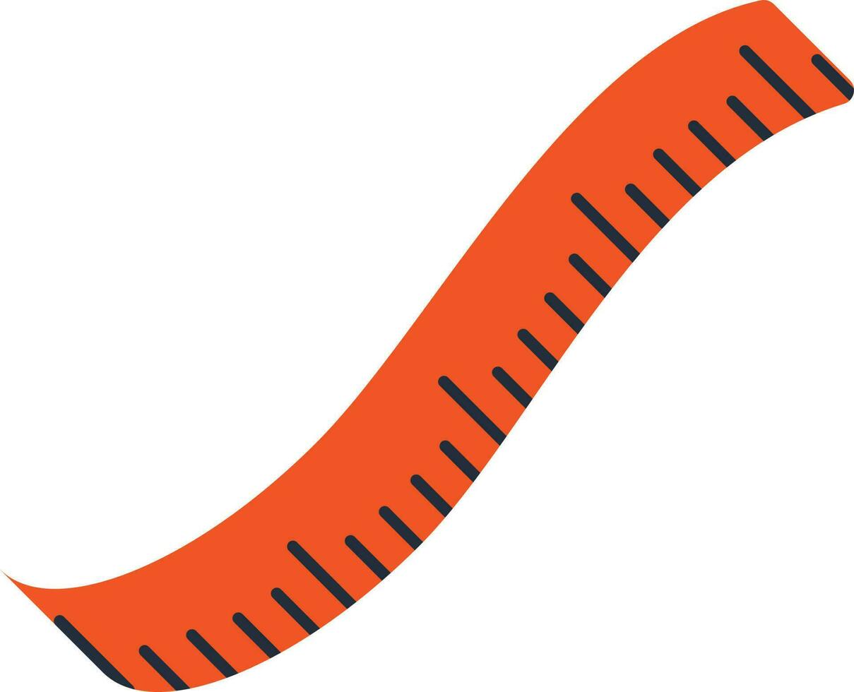 ilustración de medición cinta icono. vector