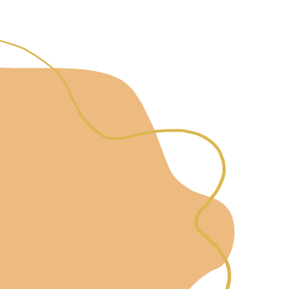 Hand drawn abstract organic shapes background. png