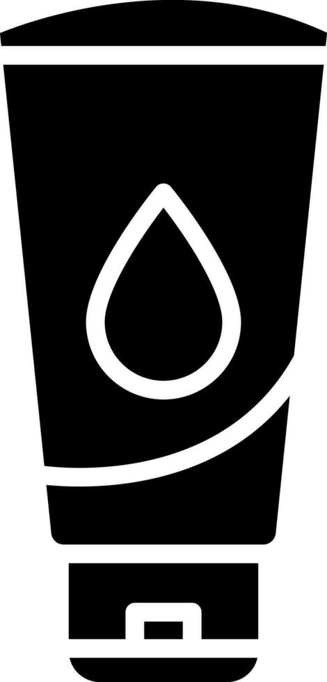 Vector illustration of lotion or cream tube icon.