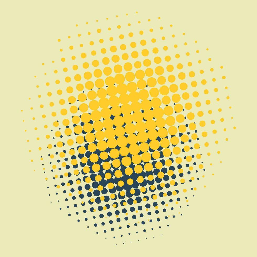 Halftone dots background, popart concept. vector