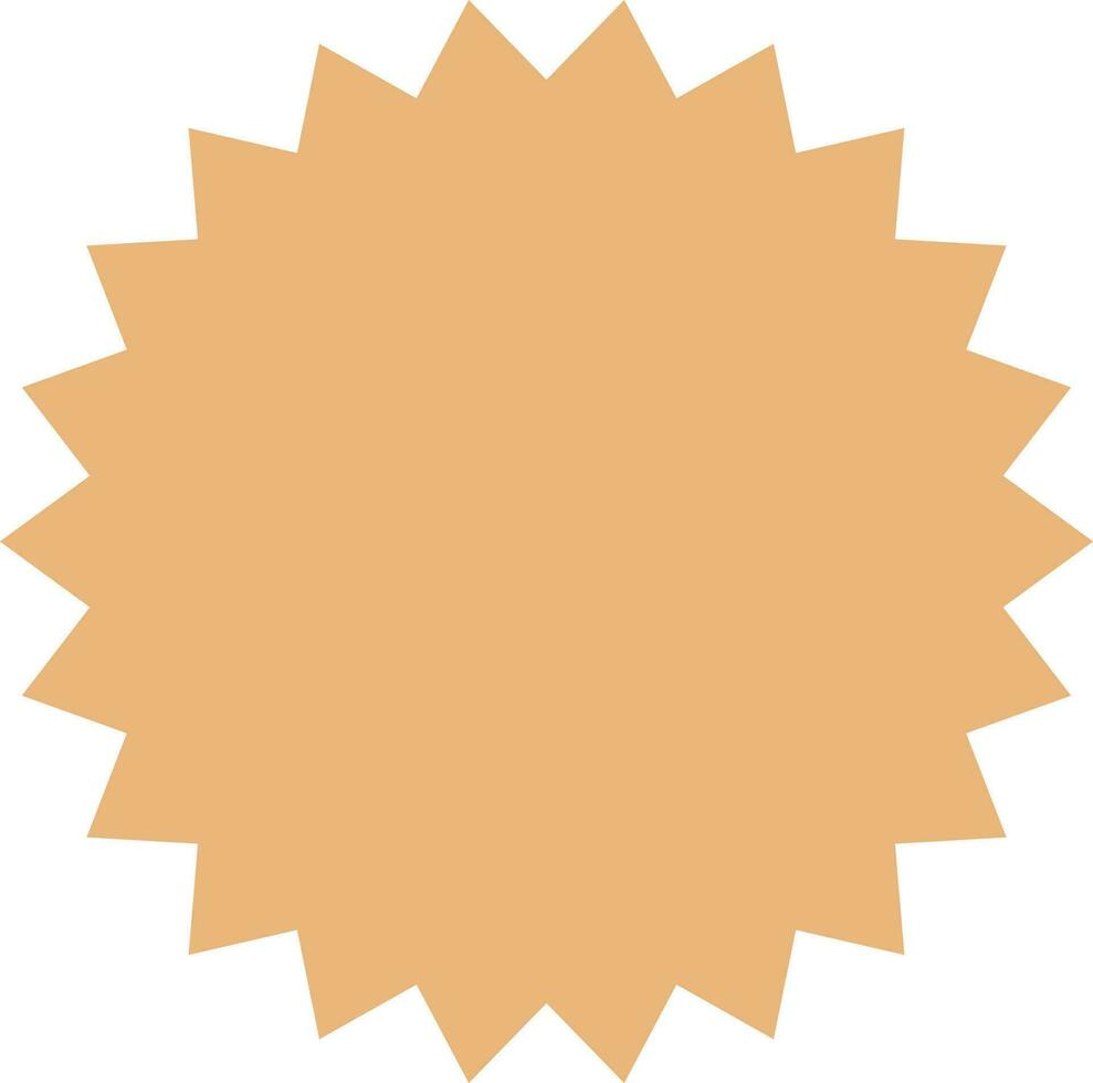 Vector illustration of blank label.