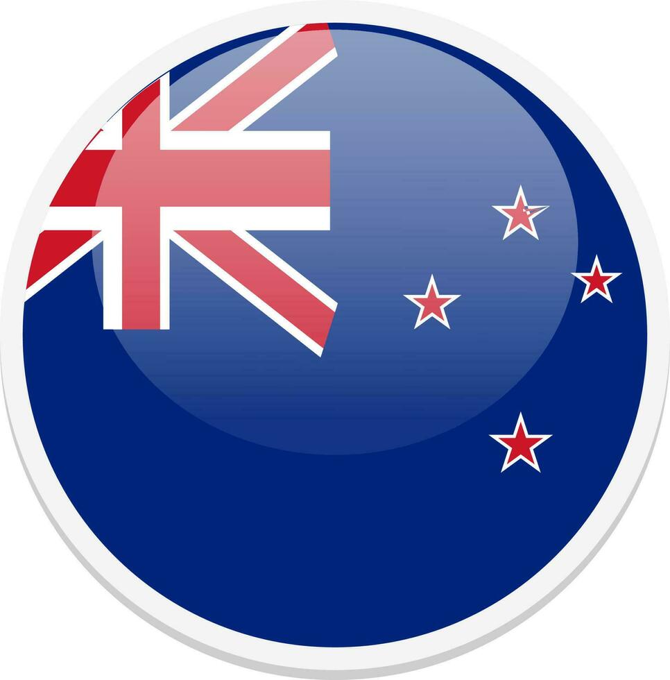 Illustration of USA flag button. vector
