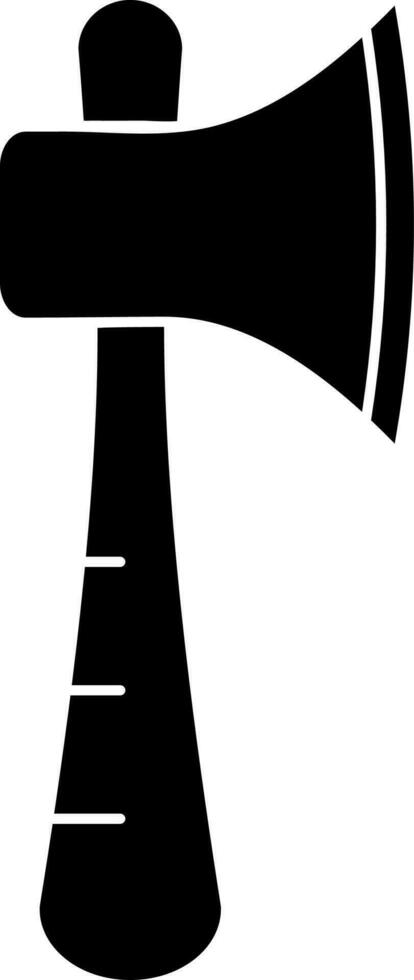 Vector sign or symbol of an axe.