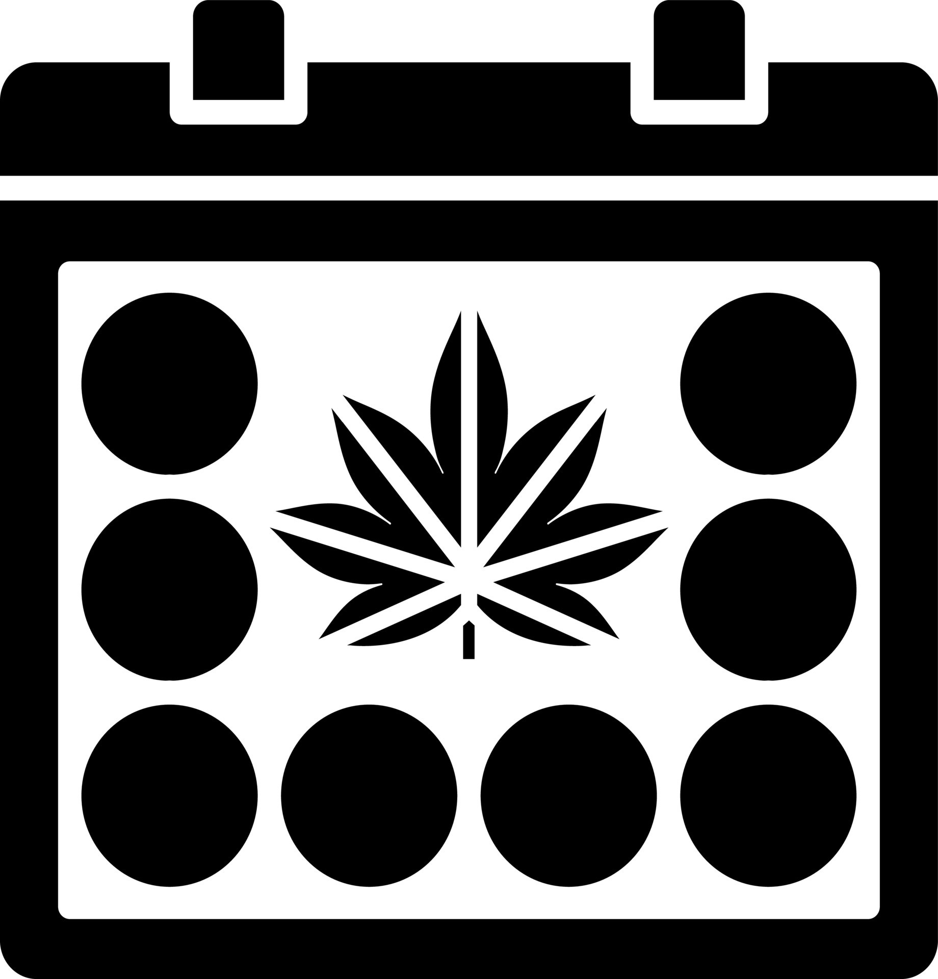 Calendar icon in Black and White color. 24290369 Vector Art at Vecteezy