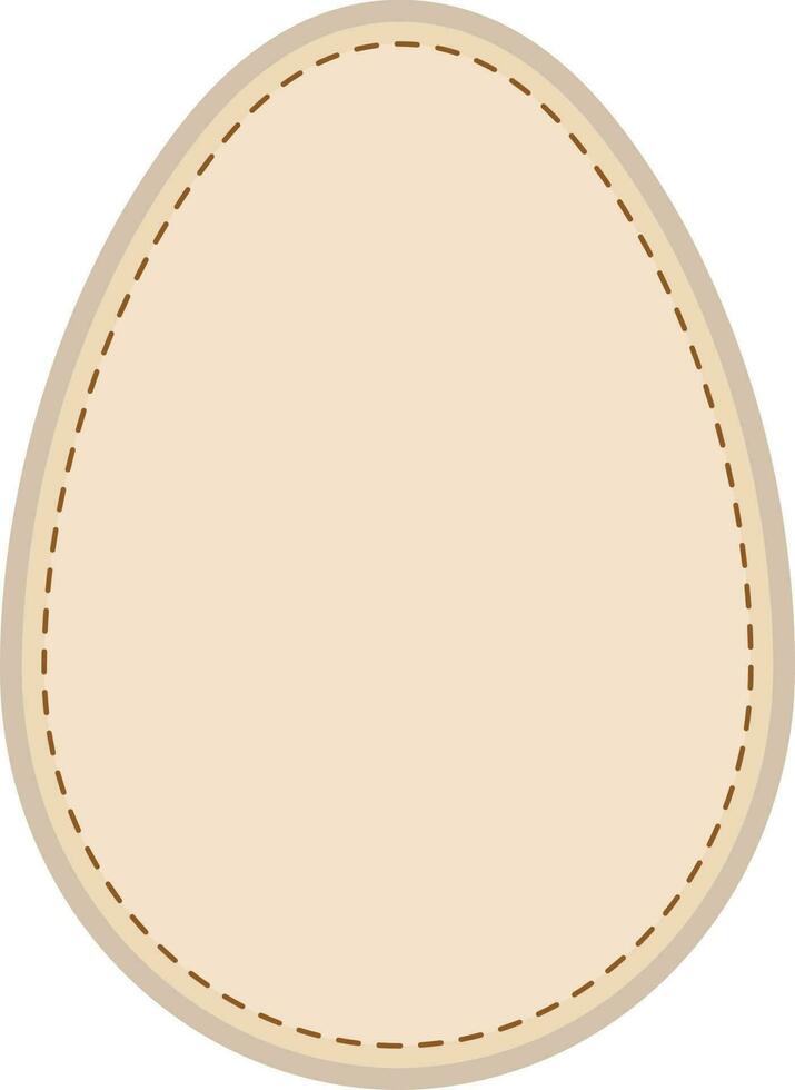 ilustración de Pascua de Resurrección huevo. vector