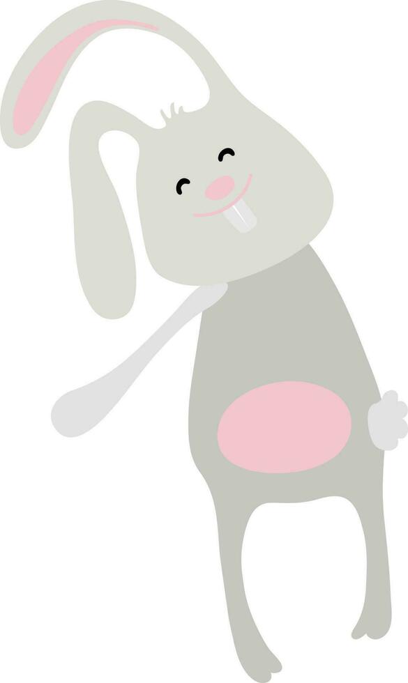 Cartoon character of a bunny. vector