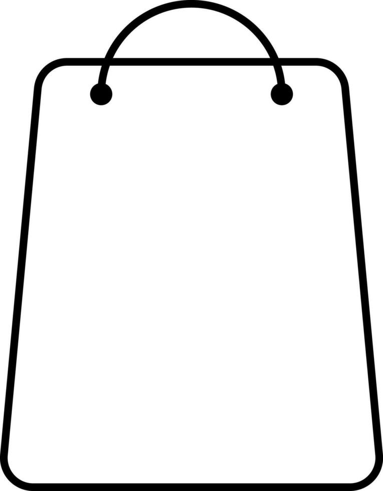 Flat illustration of Shopping Bag. vector