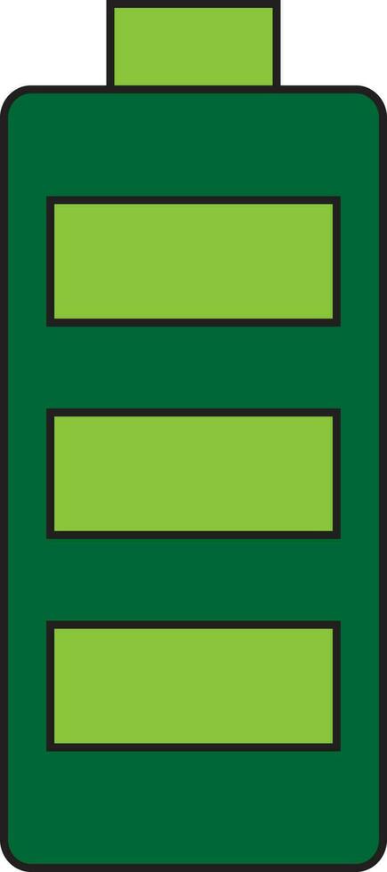 Illustration of a battery. vector