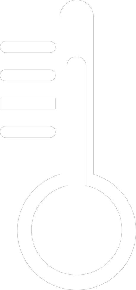 Black line art chemical experiment tube. vector