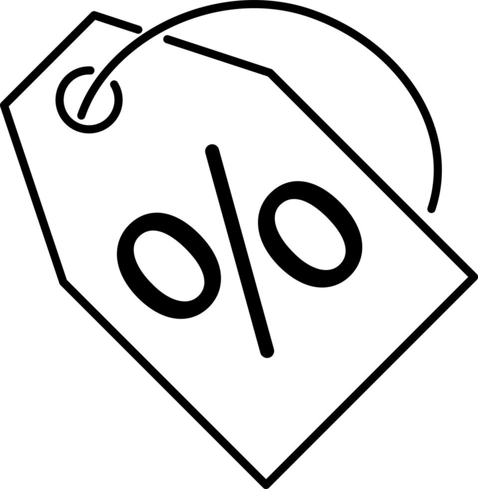 Vector Tag sign or symbol in flat style.