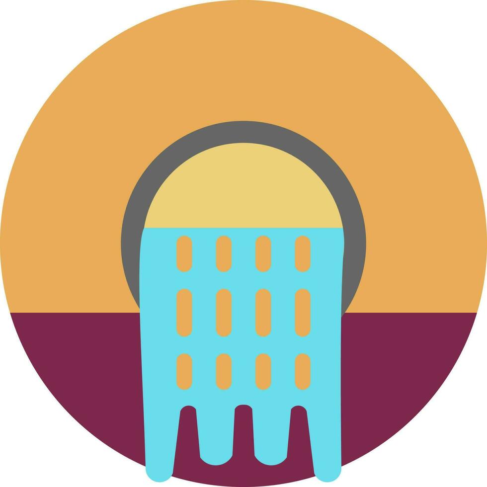 Flat style illustration of waste. vector