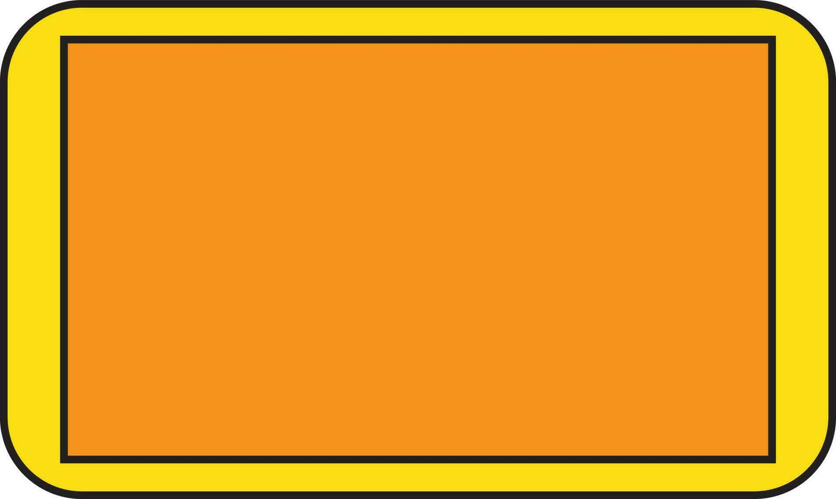 Illustration of orange board icon for education. vector