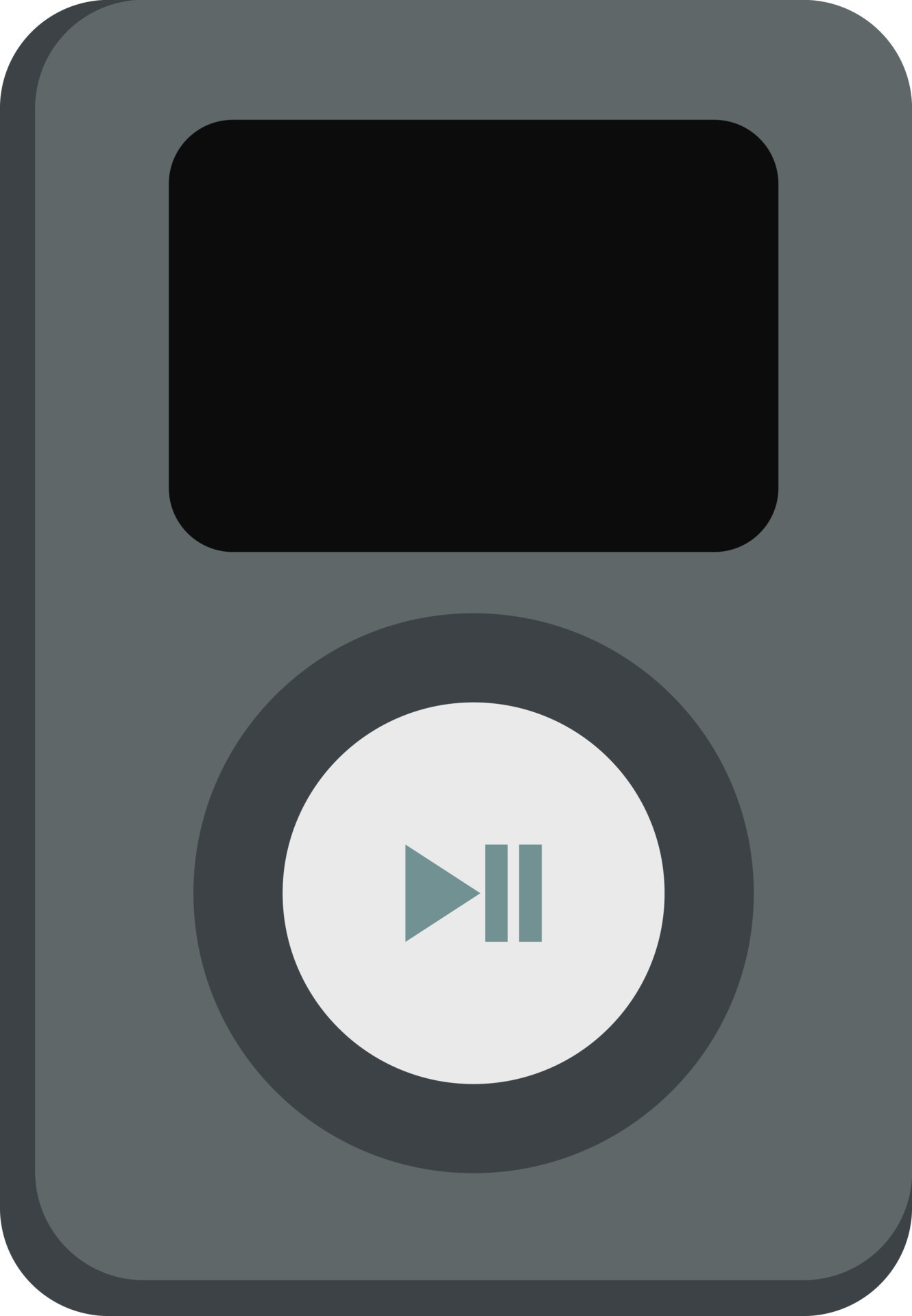 Mp3 player icon in grey color. 24290959 Vector Art at Vecteezy