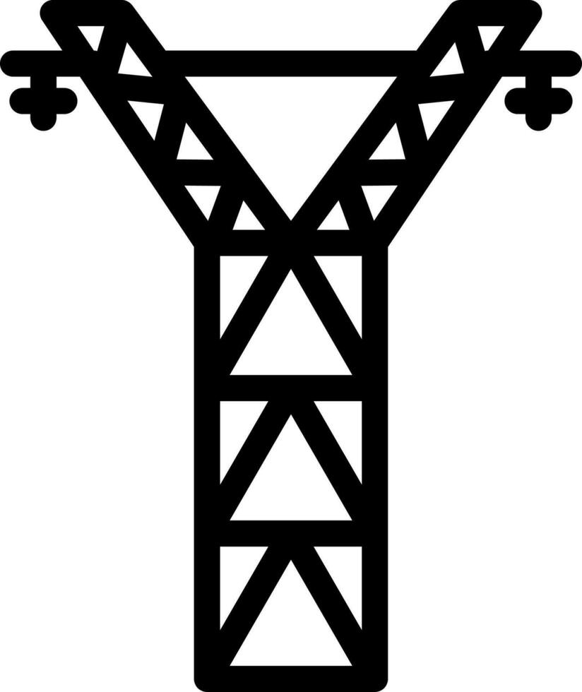 Power transmission icon or symbol. vector