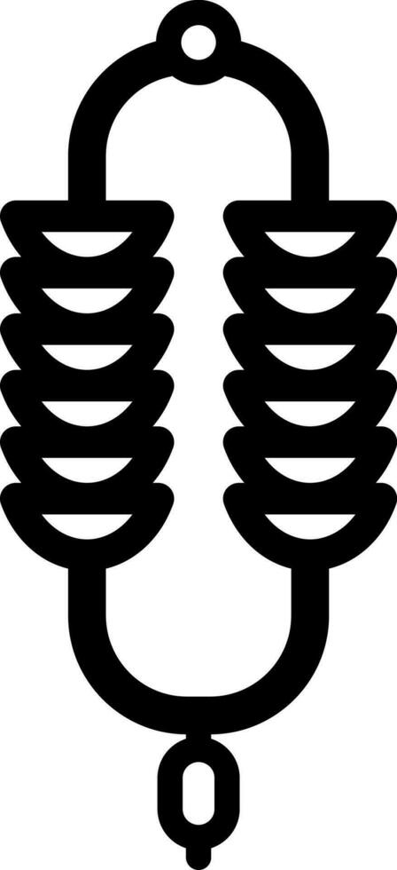 High voltage electrical insulator icon. vector