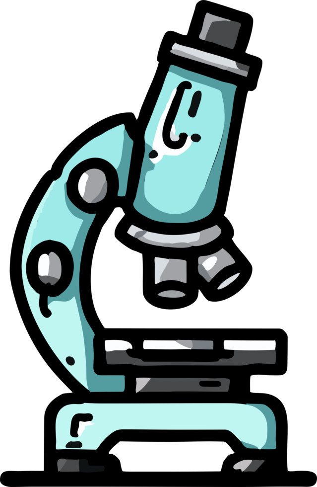Microscope png graphic clipart design