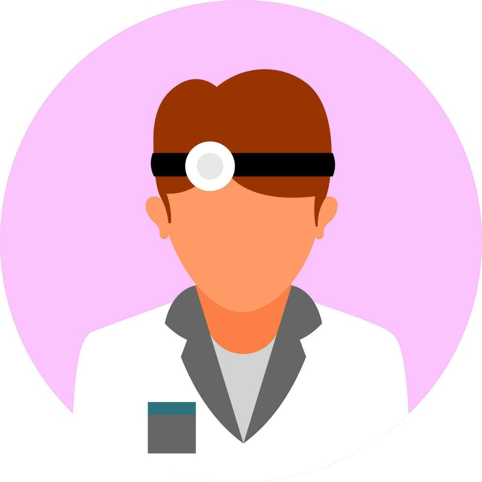 sin rostro dentista médico icono o símbolo. vector