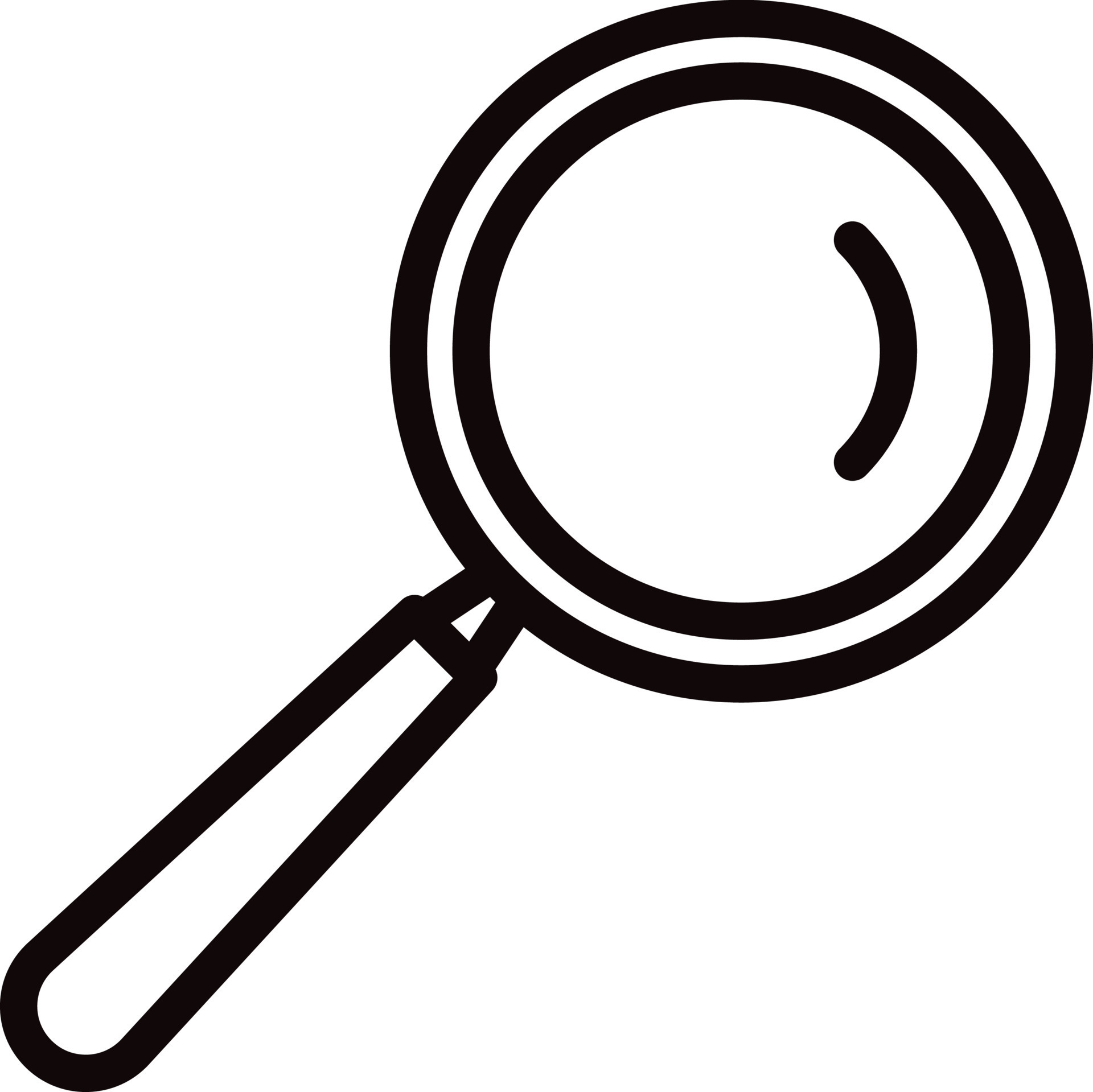 Magnifying glass icon in thin line art. 24291604 Vector Art at Vecteezy