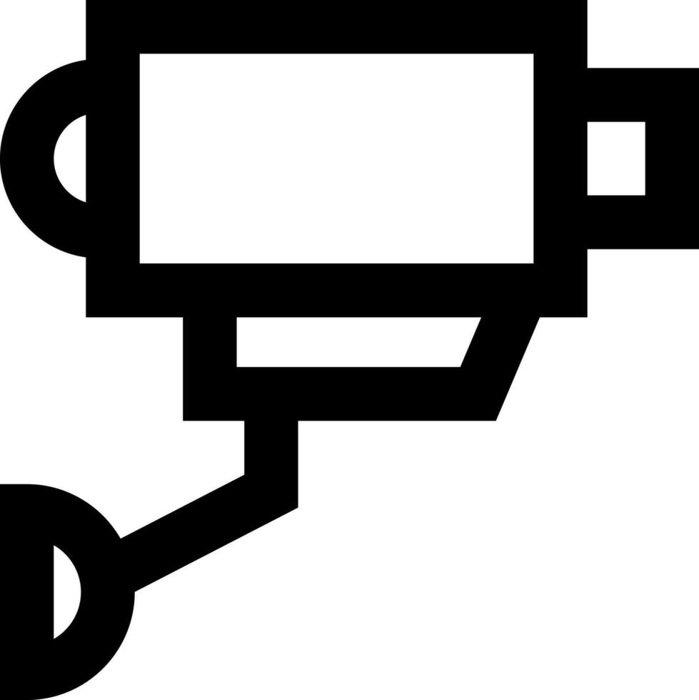CCTV camera icon or symbol. vector