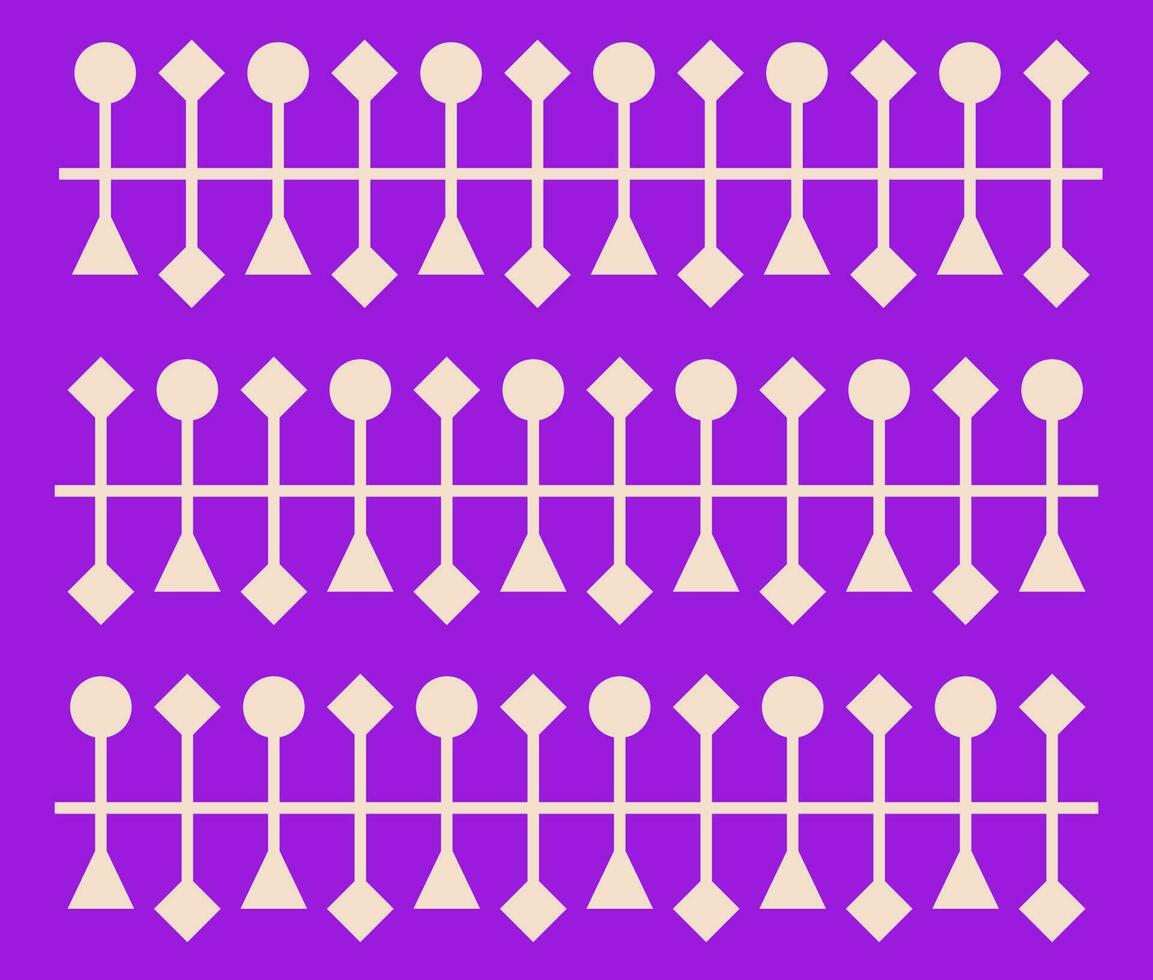 Geometry plane figure pattern with purple background, wallpaper, free vector