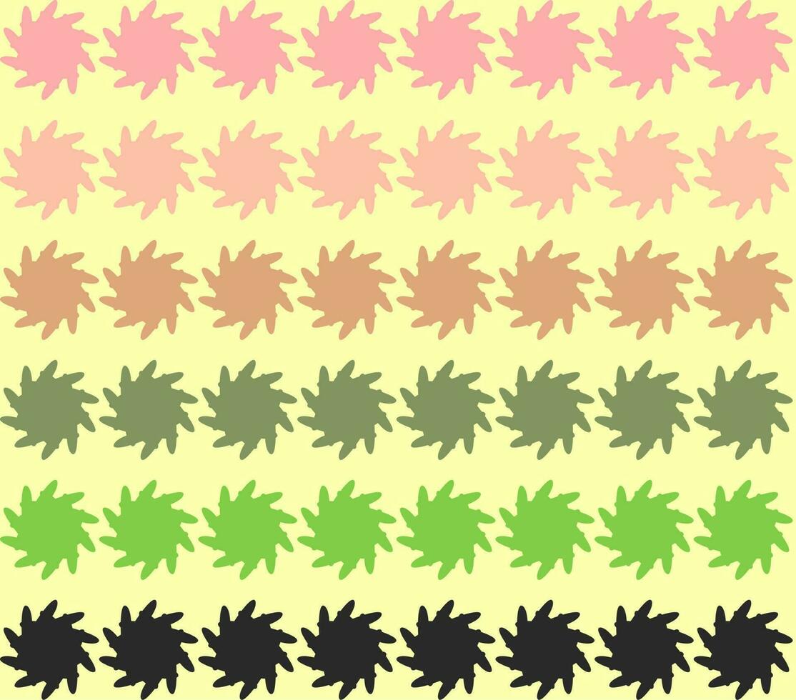 jagged sharp disc background pattern, yellow background, minimalist vector design, colorful patterns, free vector.