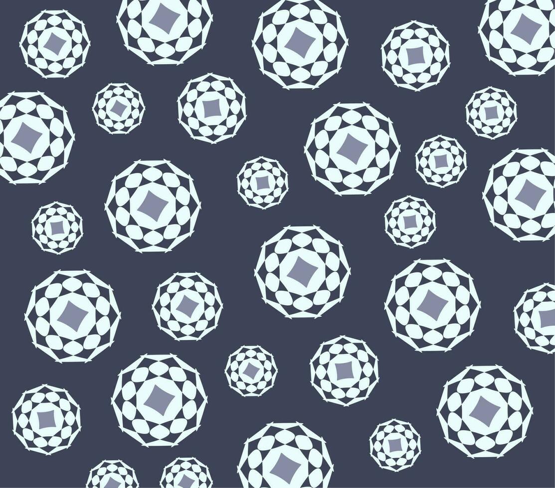 abstract blue circle with beautiful carving decoration pattern on the colored background, free vector