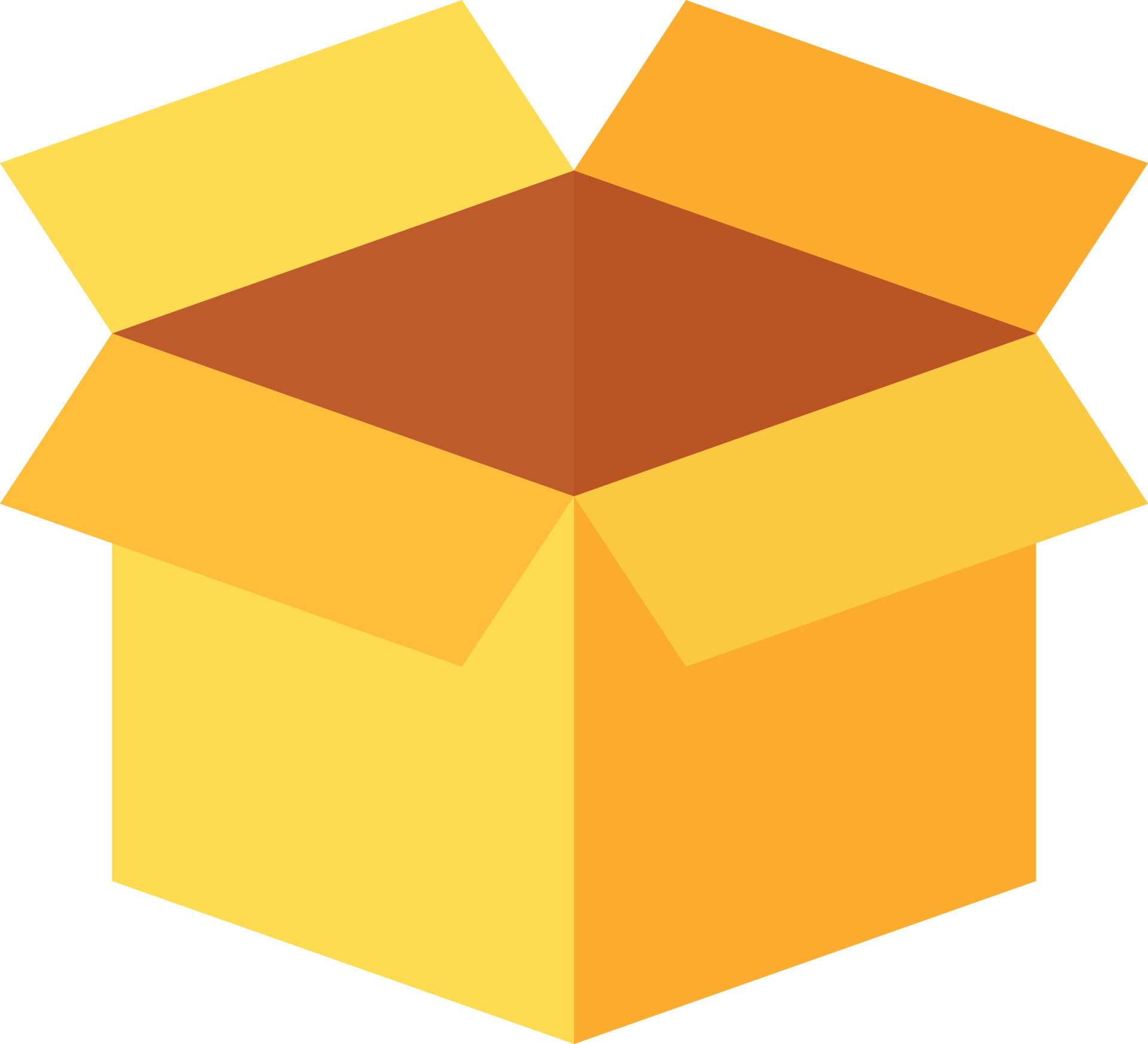 Open yellow box icon on white background. 24291920 Vector Art at Vecteezy