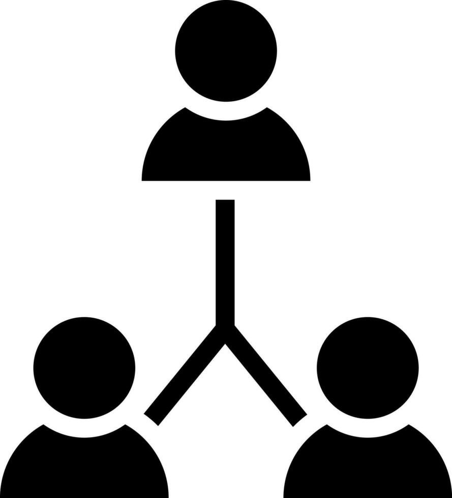 Social network people flat icon. vector