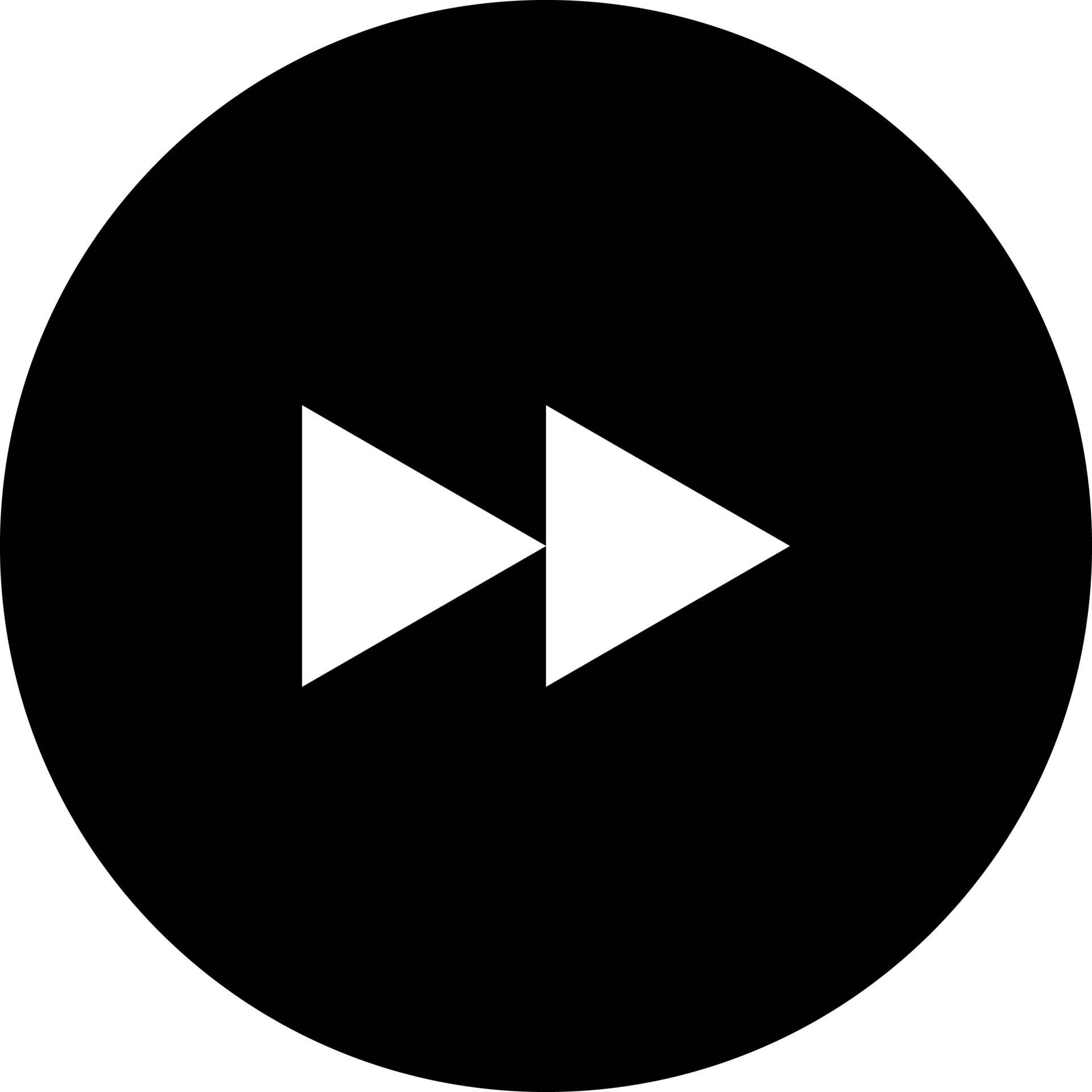 Black and White fast forward icon in flat style. 24292056 Vector Art at