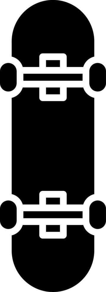 Vector illustration of skateboard flat icon.