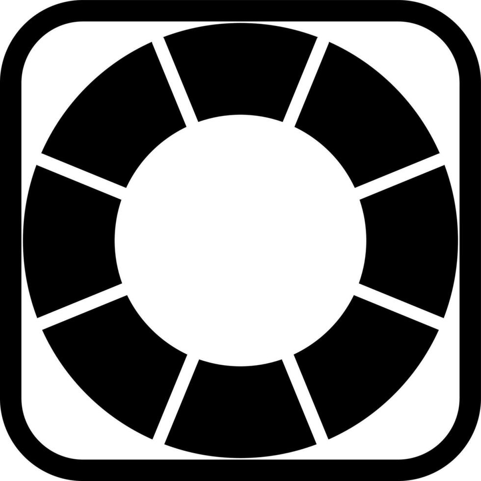 Vector illustration of lifesaver icon or symbol.