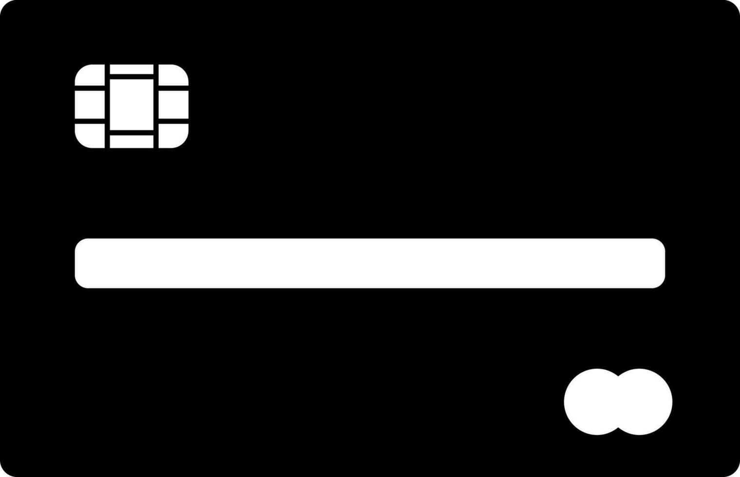 crédito tarjeta plano icono o símbolo. vector